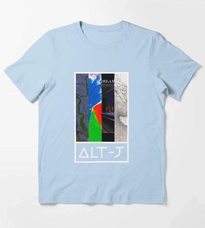 AltJ Discography T-Shirt Sky Blue
