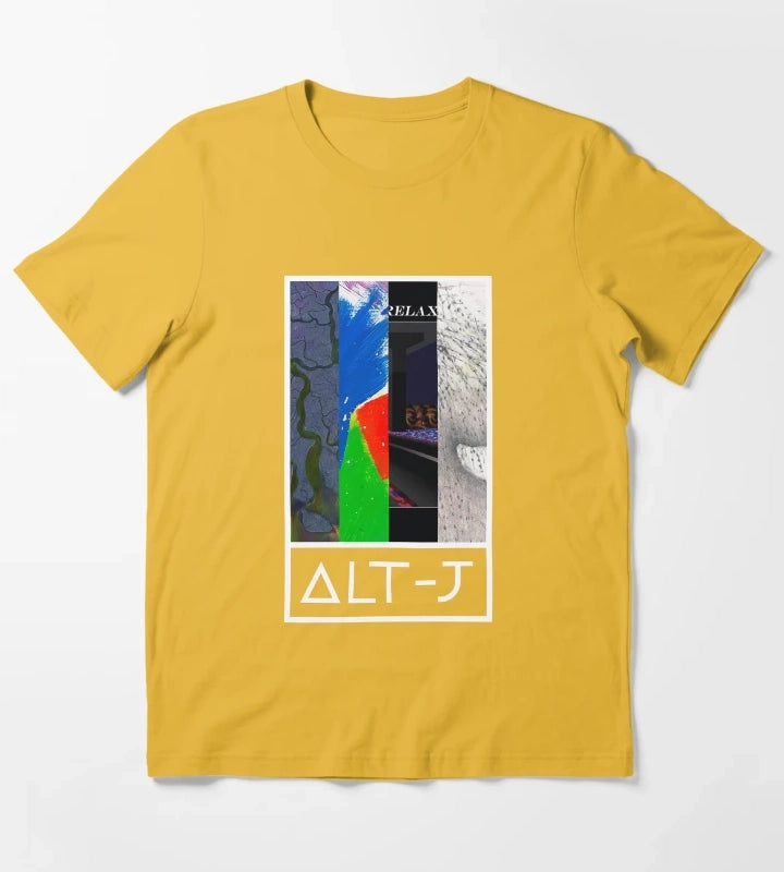 AltJ Discography T-Shirt Yellow