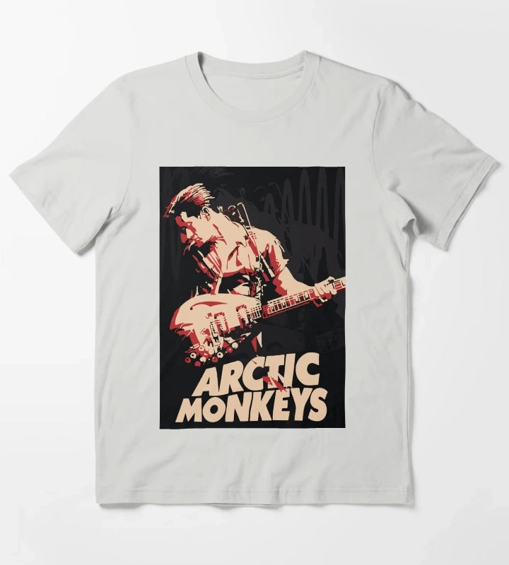 Alternative Music Indie Band T-Shirt Light Grey