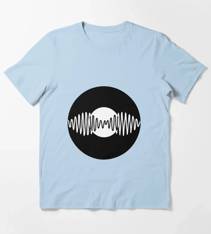 Am Arctic Monkeys Record T-Shirt Sky Blue