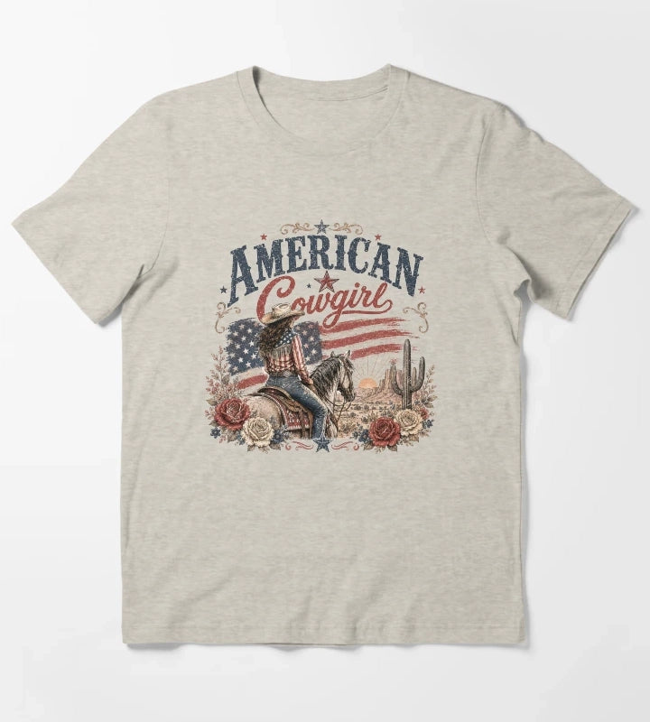 American cowgirl T-Shirt Cream