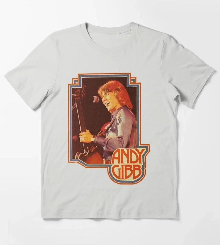 Andy Gibb T-Shirt Light Grey