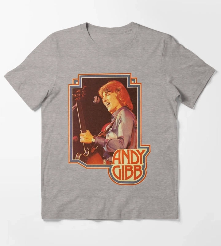 Andy Gibb T-Shirt Heather Grey