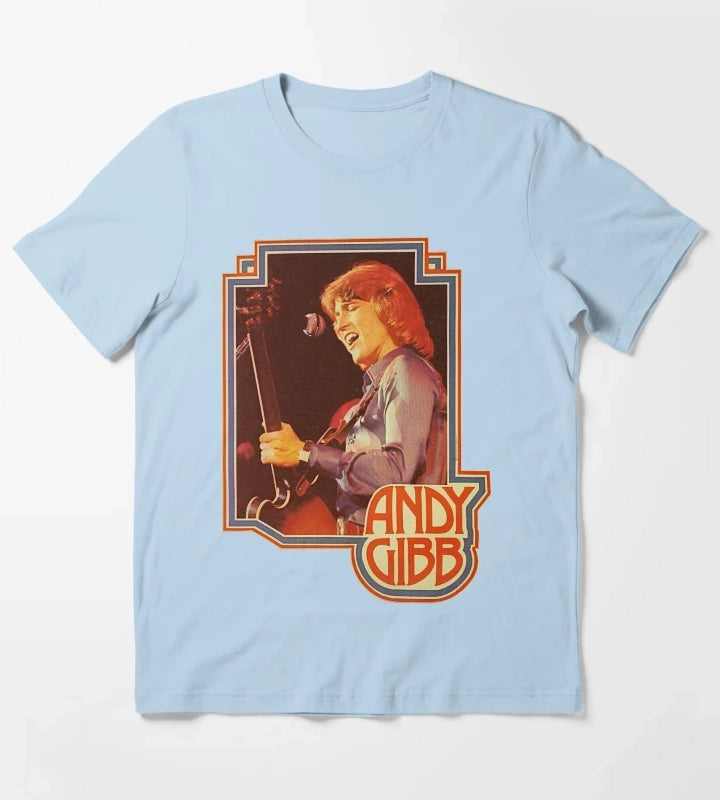 Andy Gibb T-Shirt Sky Blue