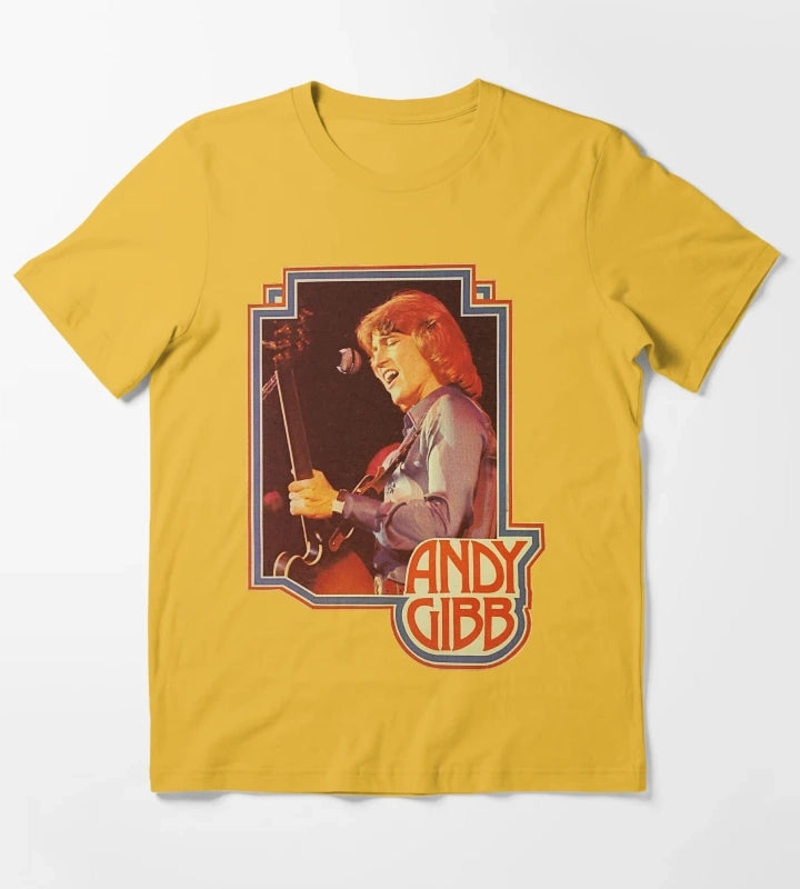 Andy Gibb T-Shirt Yellow