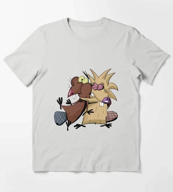 Angry Beavers T-Shirt Light Grey