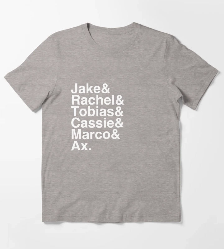 Animorphs Lineup List TShirt T-Shirt Heather Grey