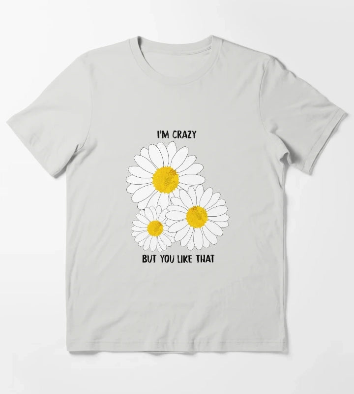 Another Ashnikko Daisy design T-Shirt Light Grey