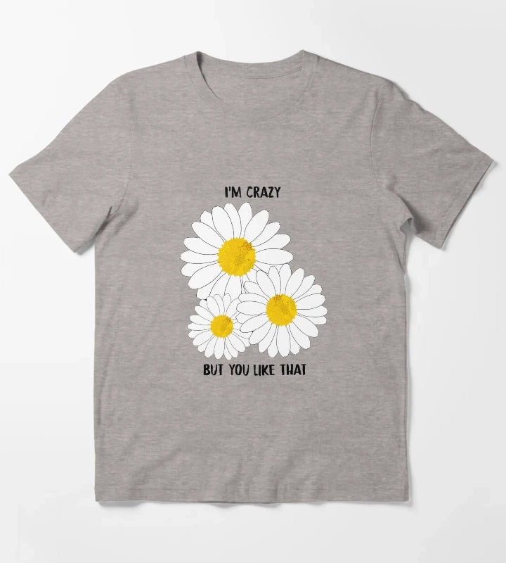 Another Ashnikko Daisy design T-Shirt Heather Grey