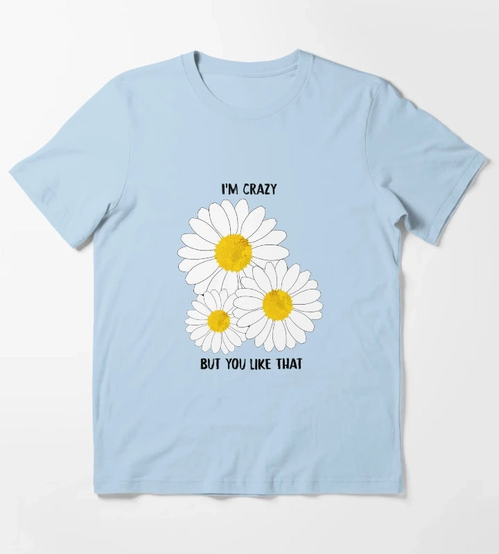 Another Ashnikko Daisy design T-Shirt Sky Blue