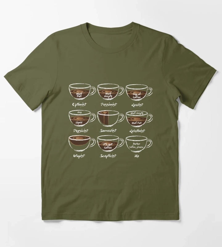 Another Coffee T-Shirt Olive Green