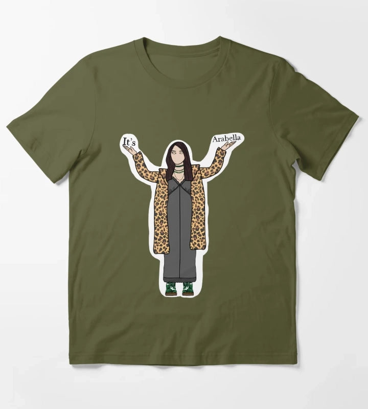 Arabella Arctic Monkeys T-Shirt Olive Green
