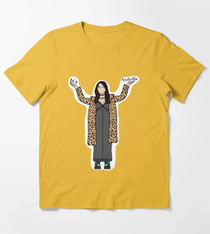 Arabella Arctic Monkeys T-Shirt Yellow