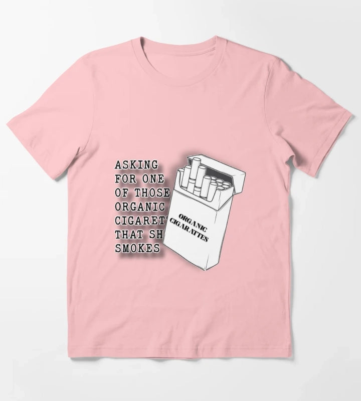 Arabella Organic Cigarettes Lyrics T-Shirt Dark Grey