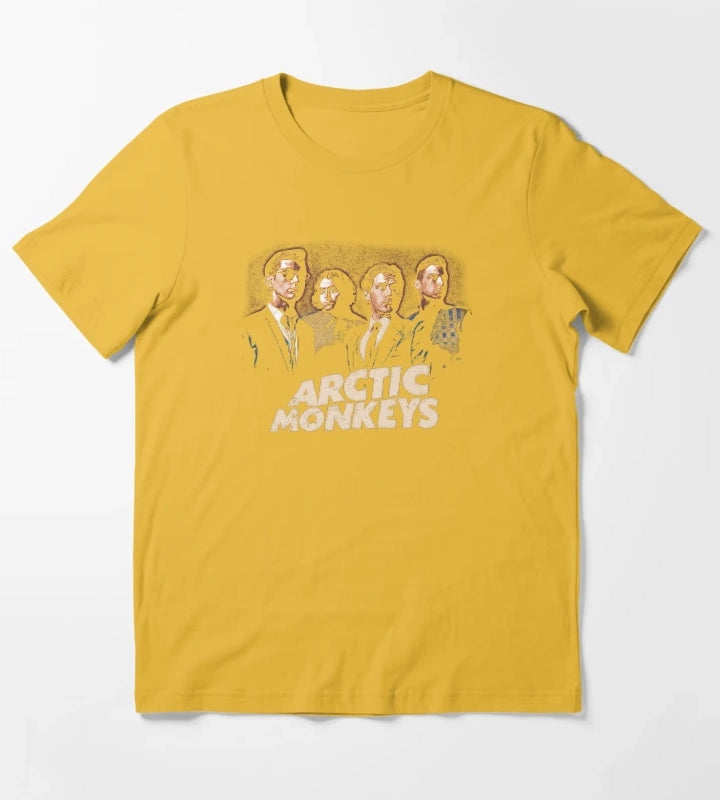 Arctic Anthem Band Shirt For Music Mavericks 27 T-Shirt Yellow