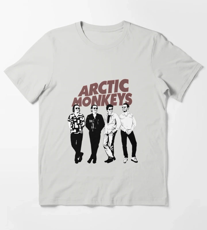 Arctic Band Monkeys T-Shirt Light Grey