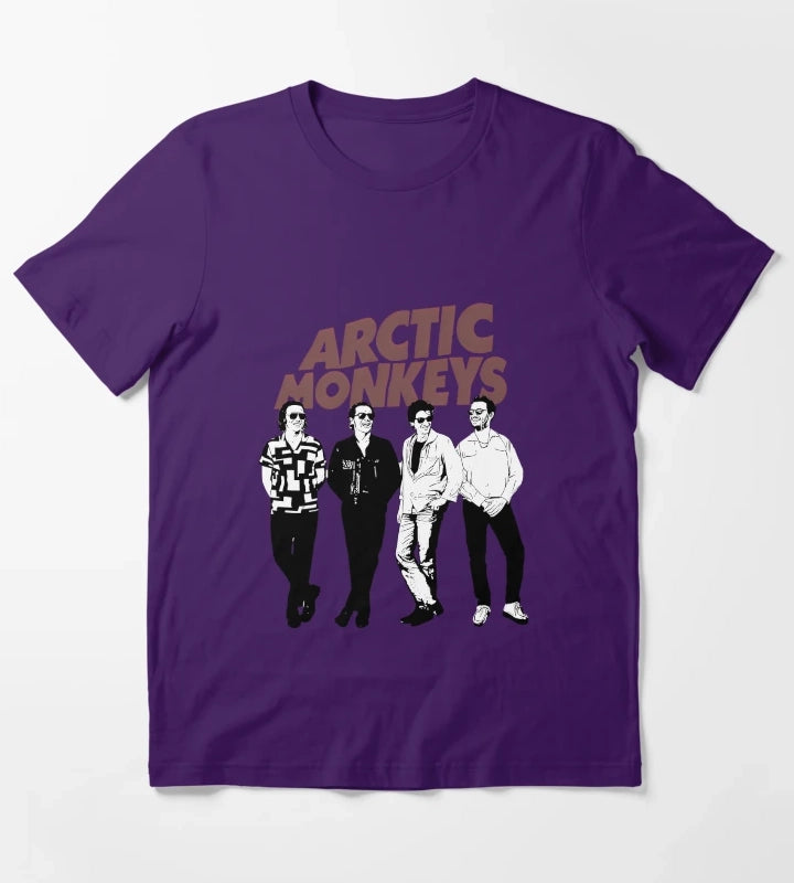 Arctic Band Monkeys T-Shirt Purple
