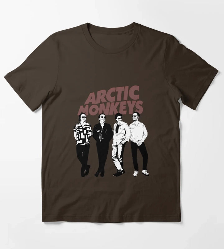 Arctic Band Monkeys T-Shirt Brown