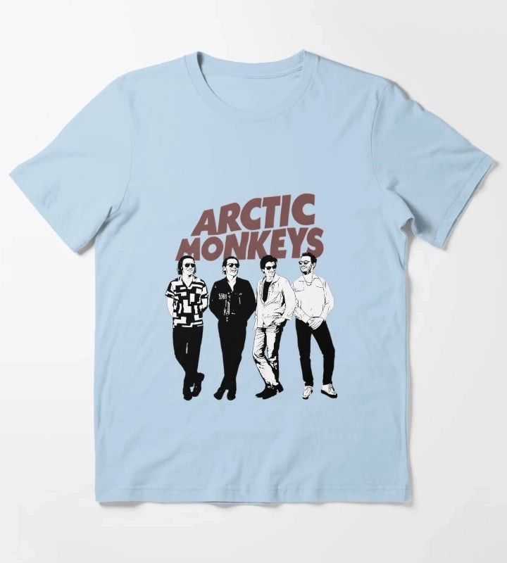 Arctic Band Monkeys T-Shirt Sky Blue