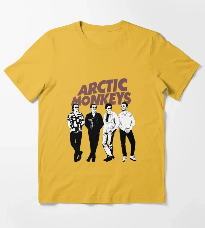 Arctic Band Monkeys T-Shirt Yellow