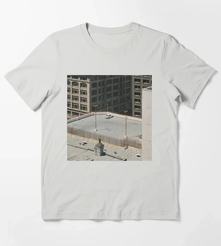 Arctic Car Poster T-Shirt Light Grey
