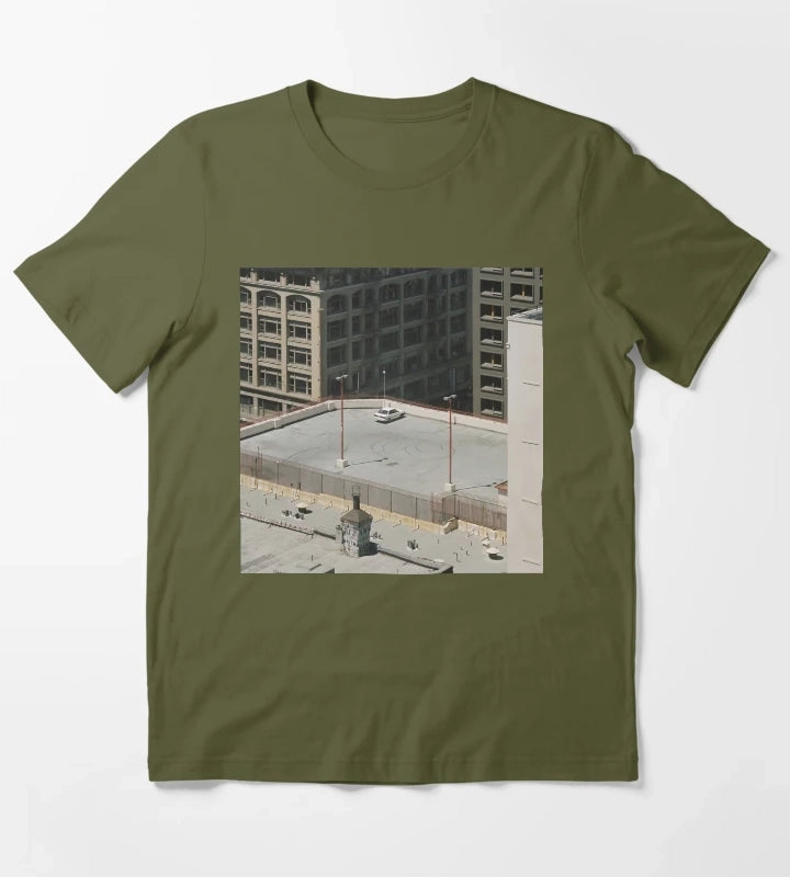 Arctic Car Poster T-Shirt Olive Green