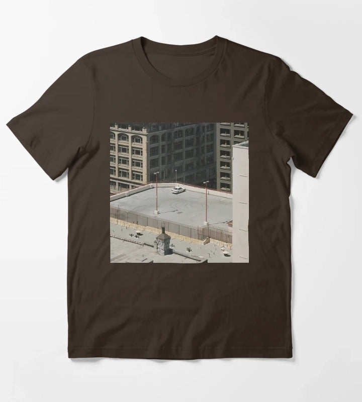 Arctic Car Poster T-Shirt Brown