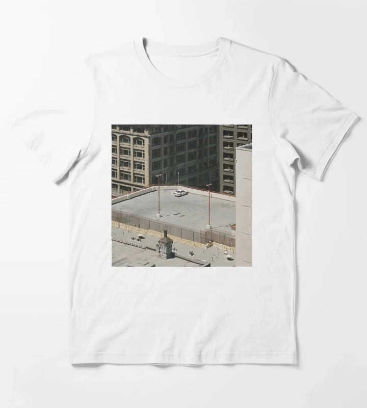 Arctic Car Poster T-Shirt White