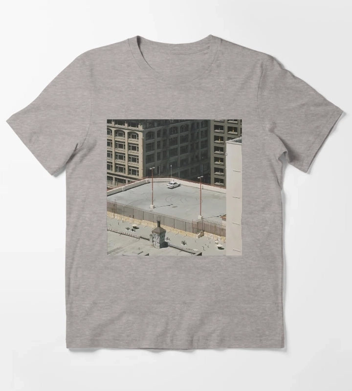 Arctic Car Poster T-Shirt Heather Grey