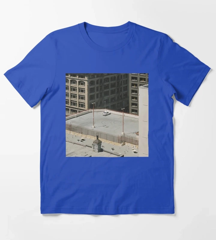Arctic Car Poster T-Shirt Blue