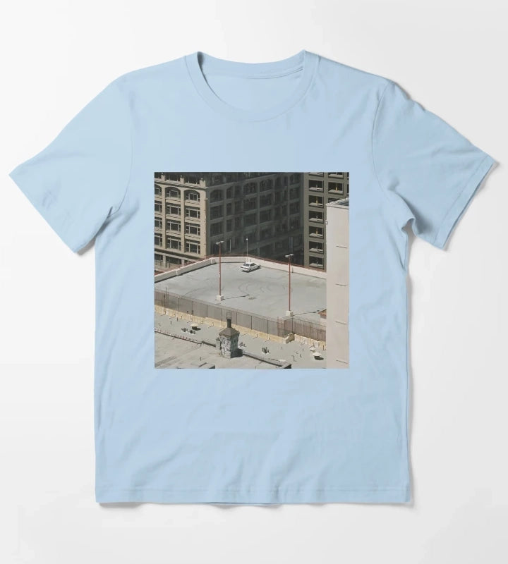 Arctic Car Poster T-Shirt Sky Blue