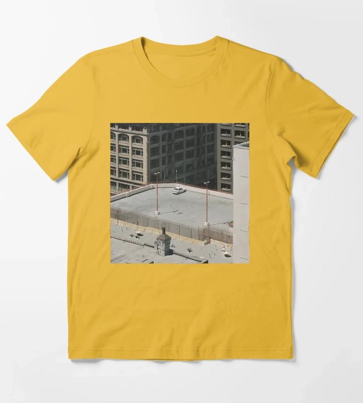 Arctic Car Poster T-Shirt Yellow