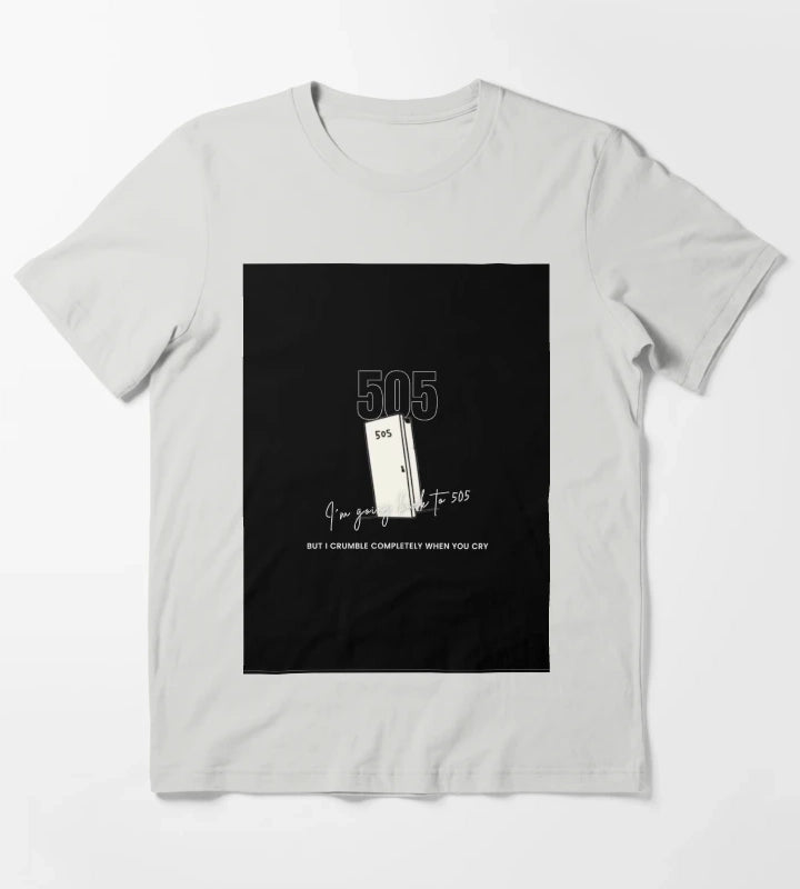 Arctic Monkeys 505 Band Art T-Shirt Light Grey