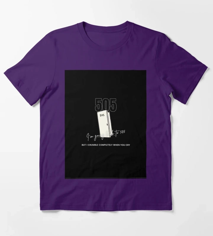 Arctic Monkeys 505 Band Art T-Shirt Purple