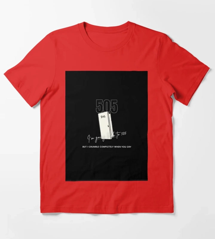 Arctic Monkeys 505 Band Art T-Shirt Red