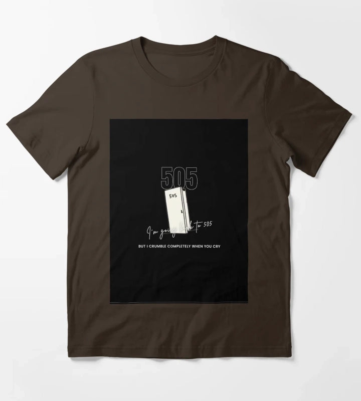 Arctic Monkeys 505 Band Art T-Shirt Brown