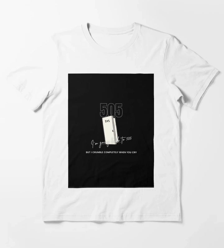 Arctic Monkeys 505 Band Art T-Shirt White