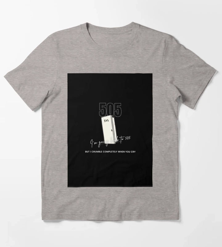 Arctic Monkeys 505 Band Art T-Shirt Heather Grey