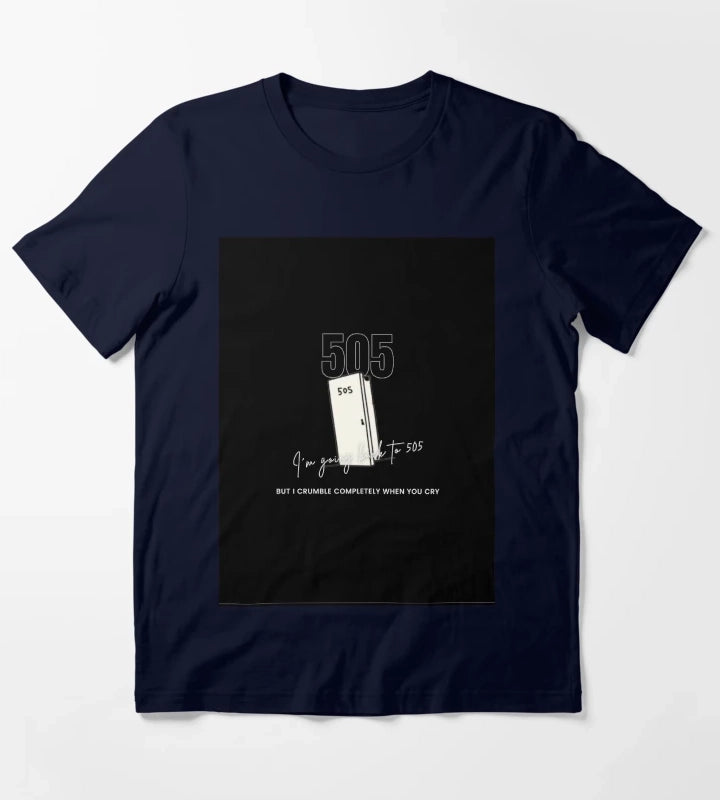 Arctic Monkeys 505 Band Art T-Shirt Navy