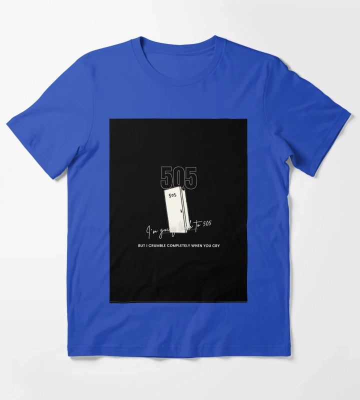Arctic Monkeys 505 Band Art T-Shirt Blue