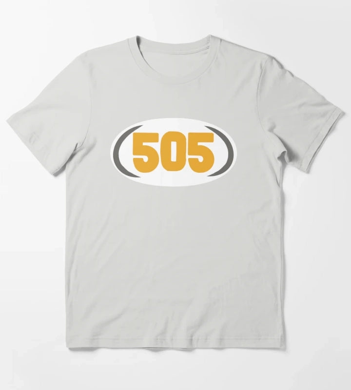 Arctic Monkeys 505 area code T-Shirt Light Grey