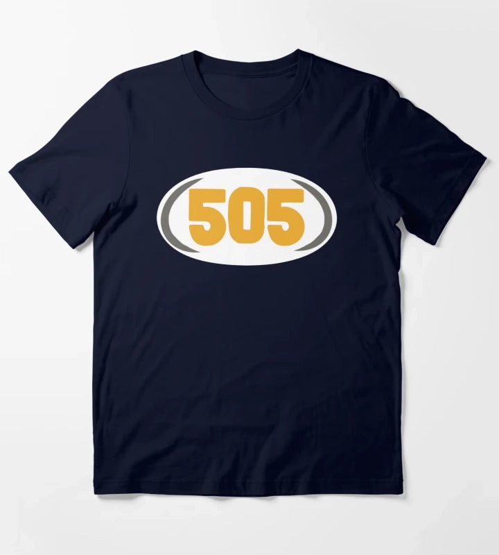 Arctic Monkeys 505 area code T-Shirt Navy