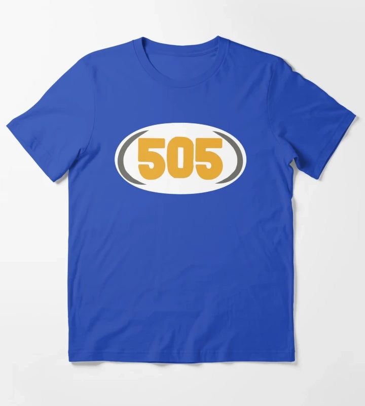 Arctic Monkeys 505 area code T-Shirt Blue