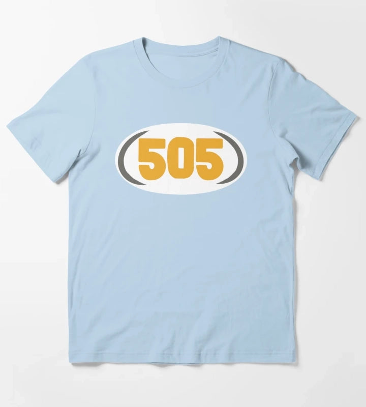 Arctic Monkeys 505 area code T-Shirt Sky Blue