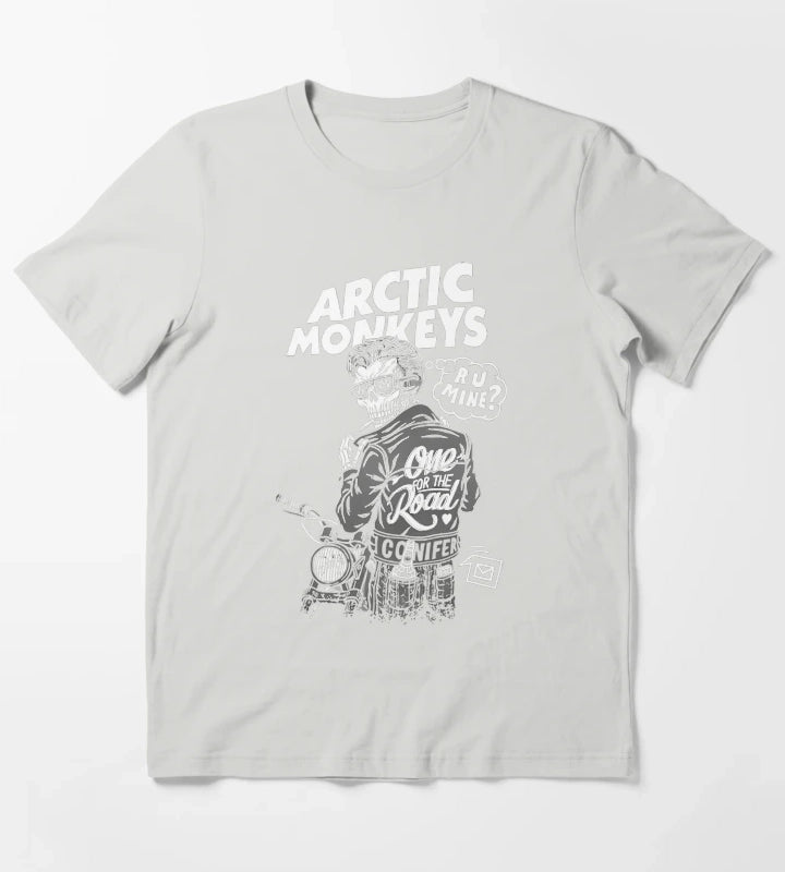 Arctic Monkeys 90S Rock Pop Music Band 23 T-Shirt Light Grey