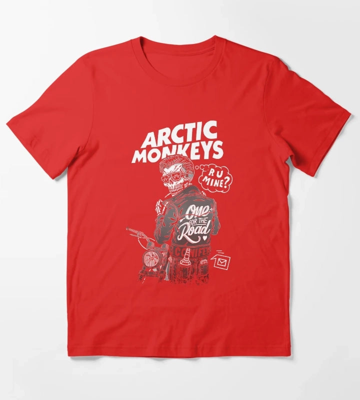 Arctic Monkeys 90S Rock Pop Music Band 23 T-Shirt Red