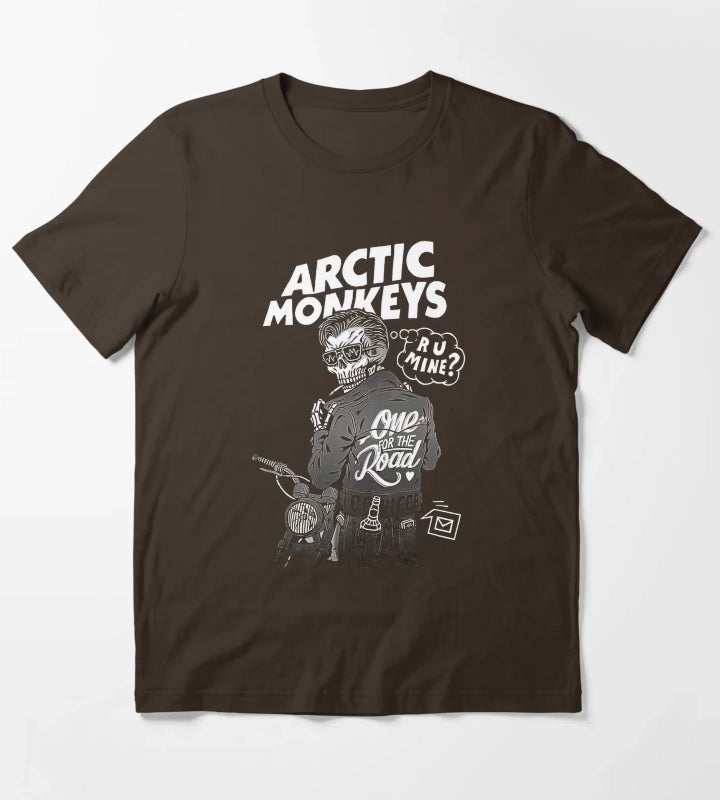 Arctic Monkeys 90S Rock Pop Music Band 23 T-Shirt Brown