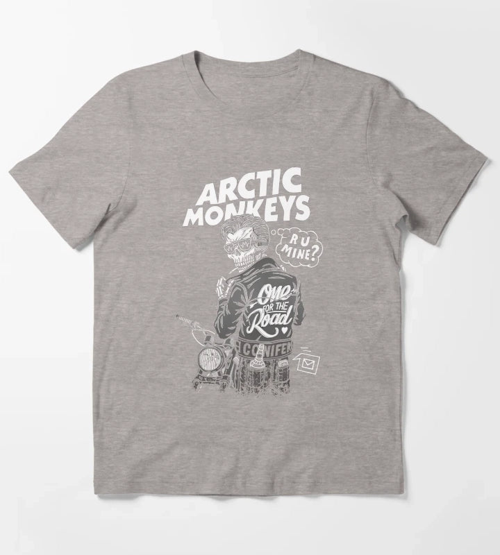 Arctic Monkeys 90S Rock Pop Music Band 23 T-Shirt Heather Grey