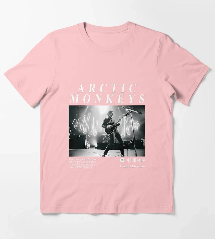 Arctic Monkeys 90S Rock Pop Music Band T-Shirt Dark Grey