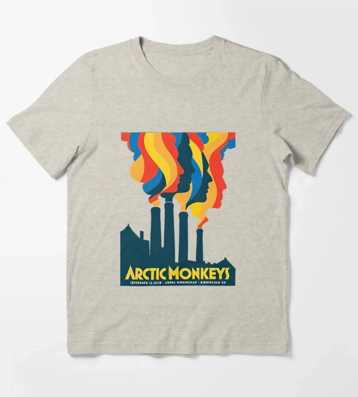 Arctic Monkeys 90S Vintage Rock Pop Music Band 21 TShirt T-Shirt Cream